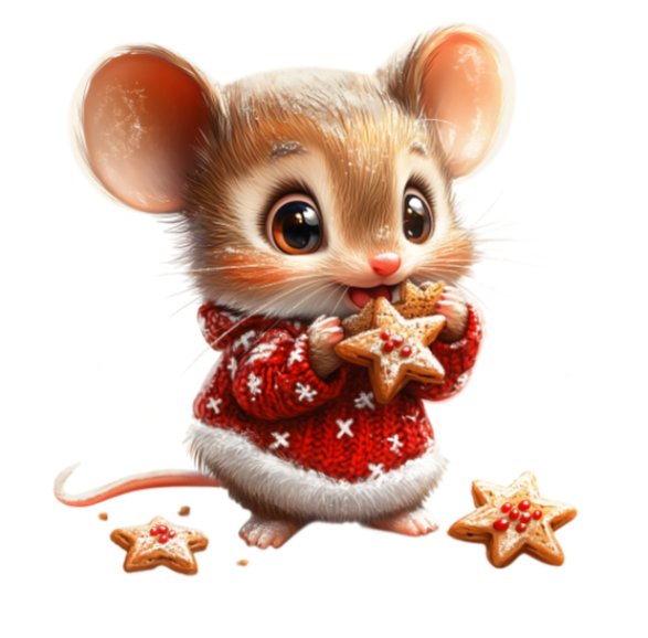 Weihnachts-Maus