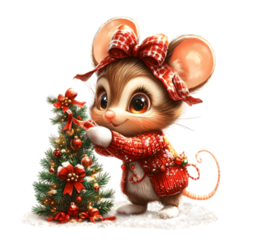 Weihnachts-Maus-Baum