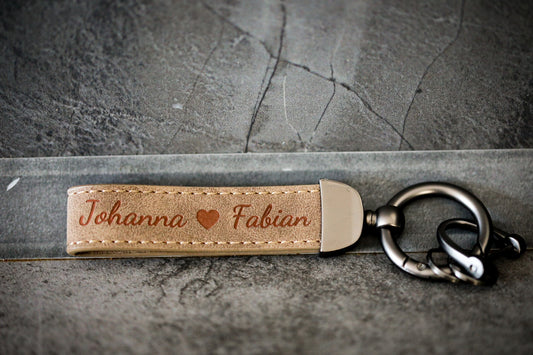 Schlüsselanhänger- Leder